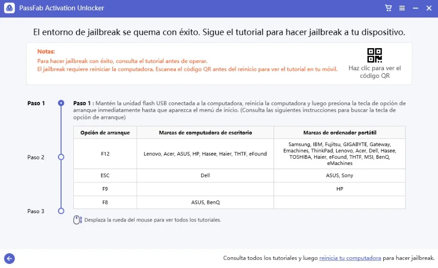 follow the guide to jailbreak device