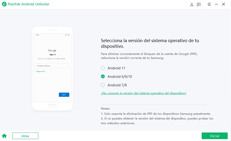 passfab-android-unlocker/passfab-android-unlocker-selecciona-la-version-del-sistema-operativo-de-tu-dispositivo
