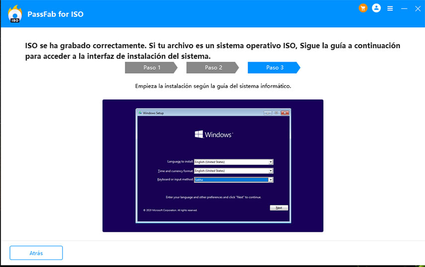 ingresar al proceso de instalacion del sistema y seguir la guia del sistema