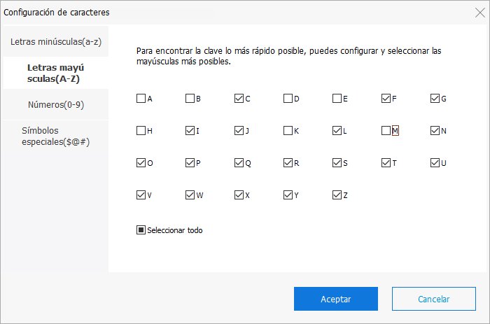 check frequently used lowercase in passfab for ppt