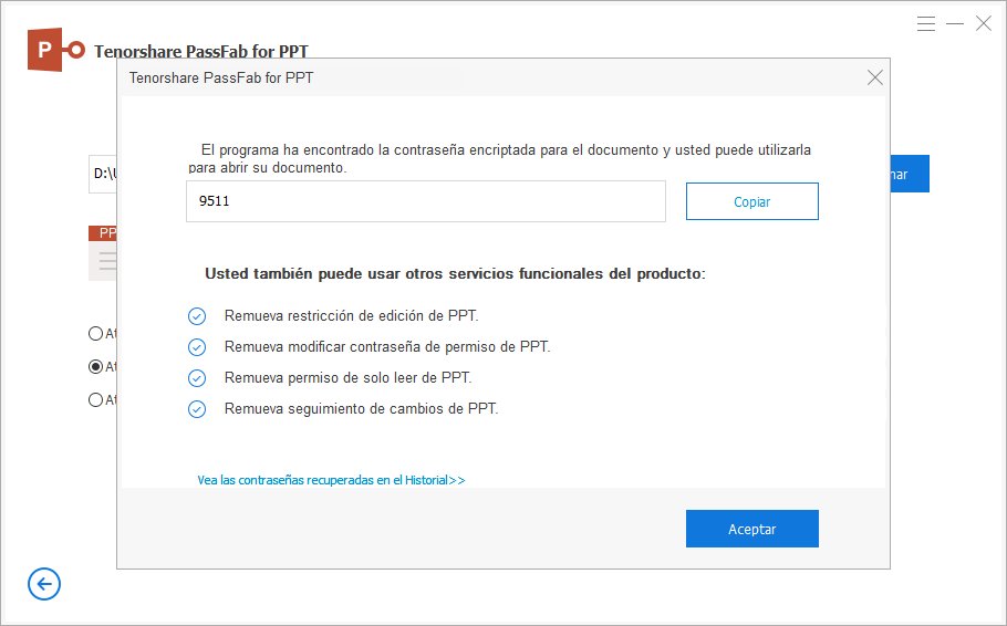 lost powerpoint file password found via passfab for ppt