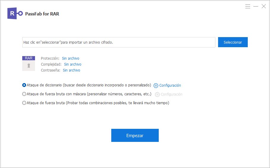 programa recuperacion de contraseña rar