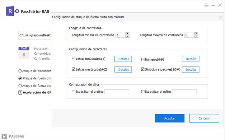 programa para descomprimir clave rar en windows