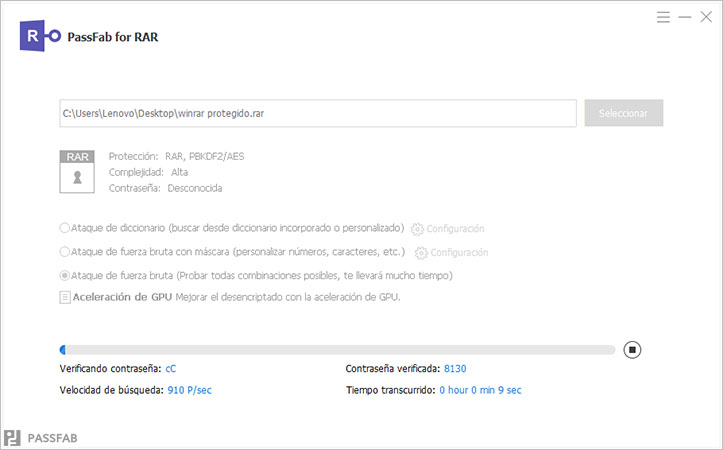 como desbloquear los archivos de rar protegidos con software