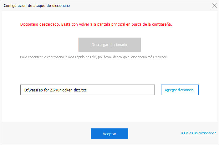 brute force with mask attack settings in passfab for zip