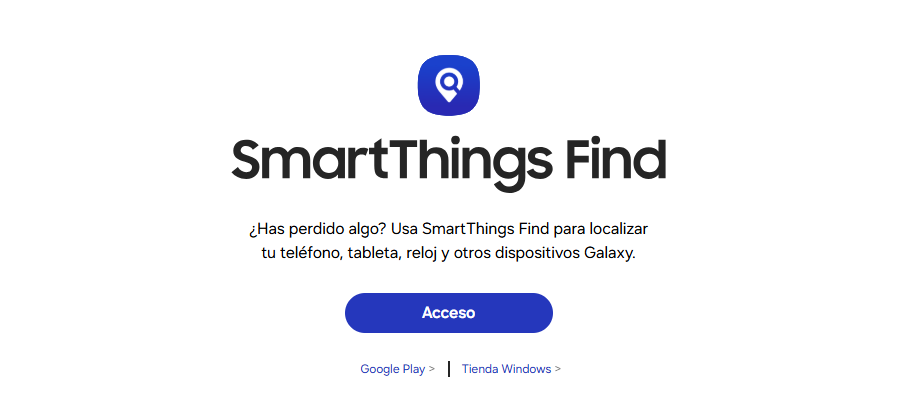 Entrar a findmymobile.samsung.com desde un computador para desbloquear Samsung