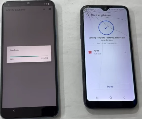 Transfiere la aplicación requerida2