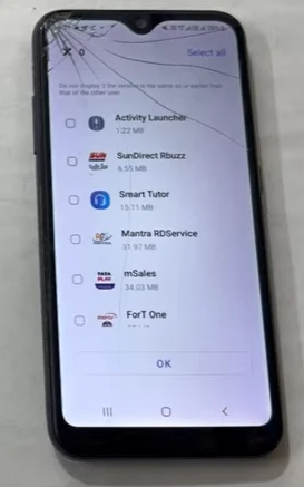 Transfiere la aplicación requerida1