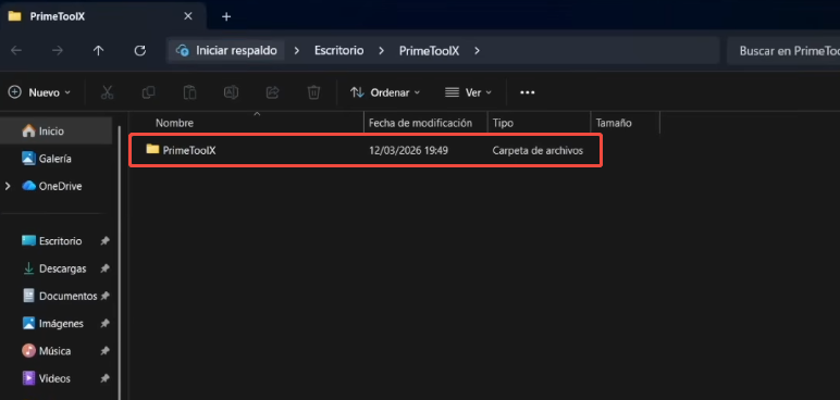 Instala GSM Prime Tool con permisos de administrador