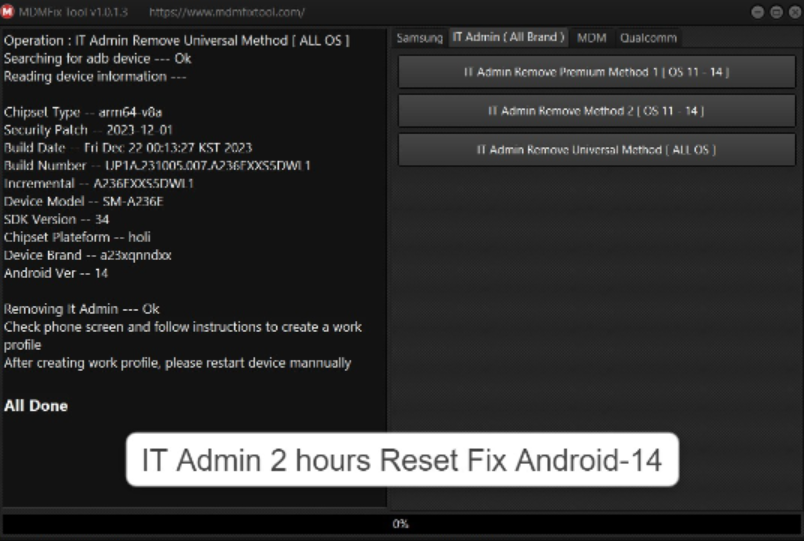 elige el método adecuado según la versión de tu sistema operativo para iniciar el proceso de cómo quitar mdm de un celular android-2