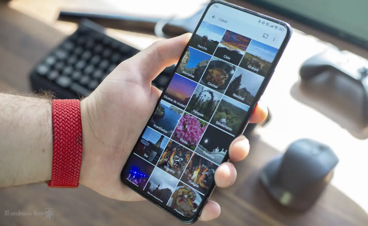 Desde la cámara, abre la galería de fotos