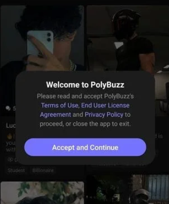 use polybuzz on phone