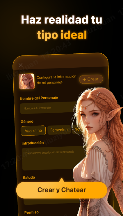 Elegir su personaje de IA favorito en polybuzz ai