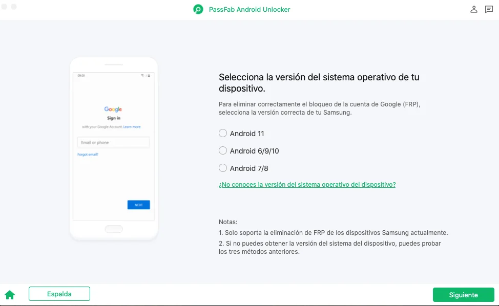 passfab-android-unlocker/passfab-android-unlocker-selecciona-la-version-del-sistema-operativo-de-tu-dispositivo