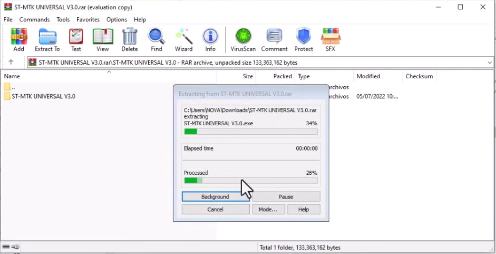 Cómo usar ST MTK Tool paso a paso-paso 1