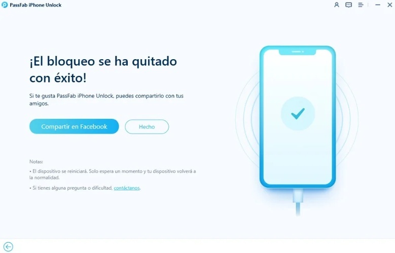 Una Vez Completado, El Iphone Se Reiniciará Sin Contraseña, Listo Para Que Lo Configures