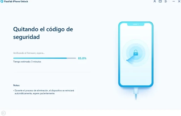 Iniciar el Desbloqueo