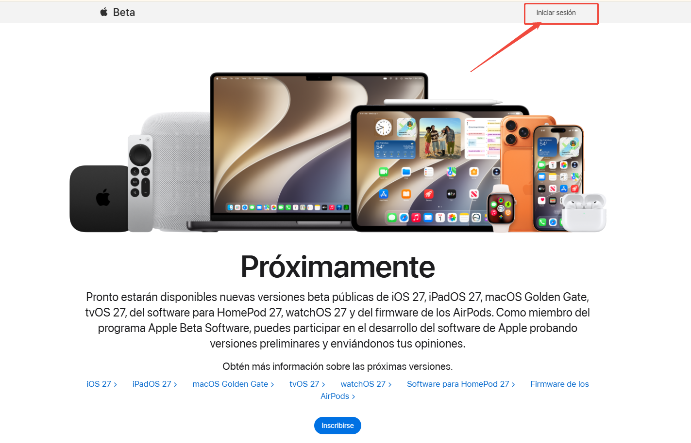 inicia sesión con tu Apple ID