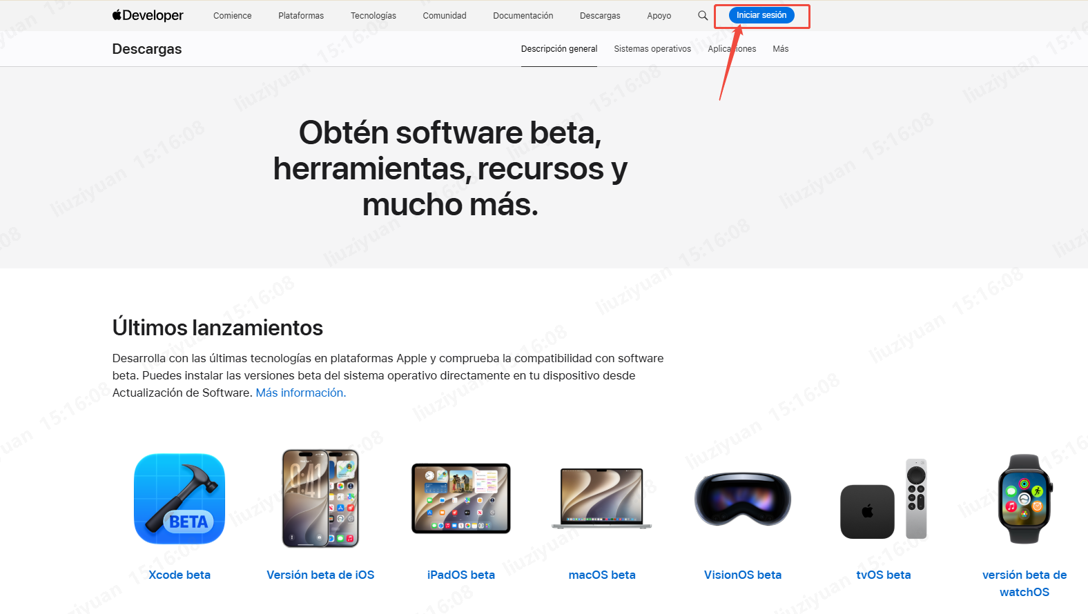 visita developer.apple.com