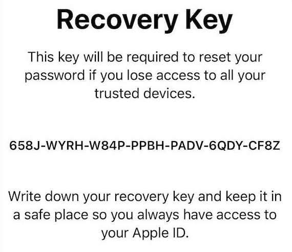 Recuperar la contraseña mediante la Recovery Key