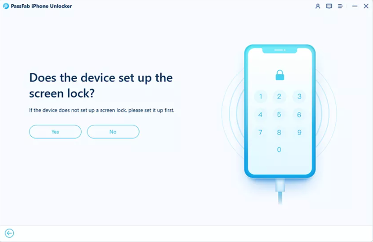 Haber puesto un código de pantalla antes