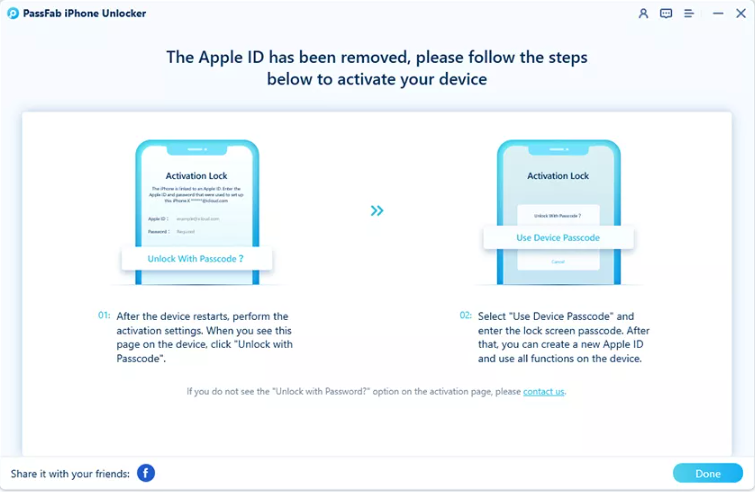 Sigue las instrucciones en pantalla para configurar el dispositivo