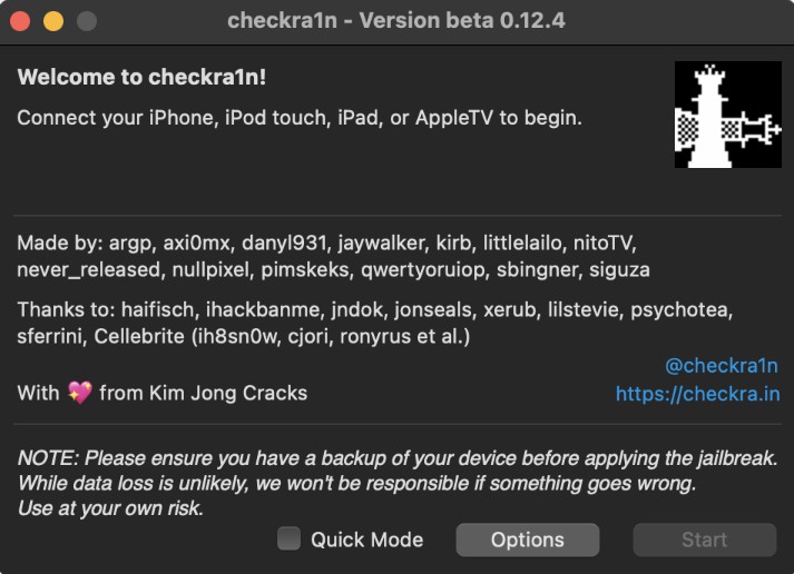 ios 27 jailbreak con Checkra1n