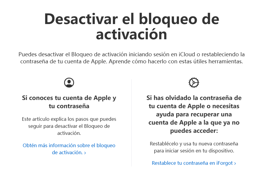 Revisión de Apple con comprobante de compra-paso 1