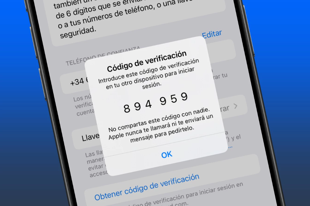 Introduce el código de acceso de tu dispositivo