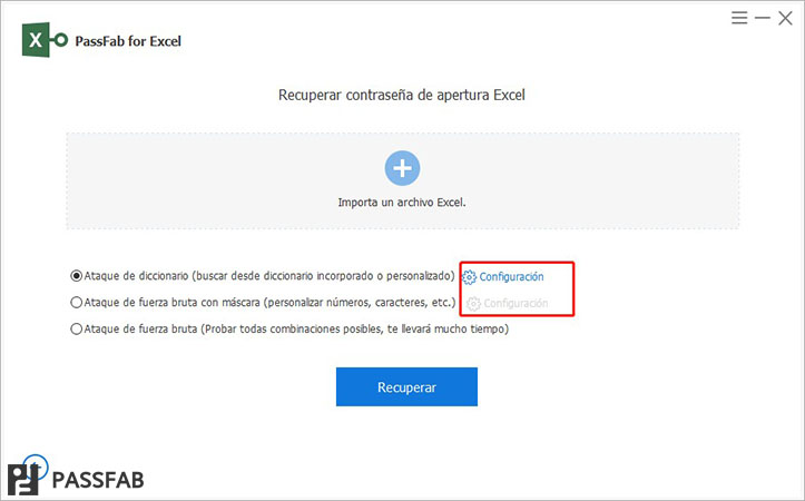 software para recuperar las contraseñas olvidadas de apertura de excel