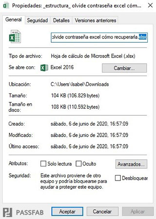 como recuperar una contraseña de archivo .xlsx para abrirlo con macros