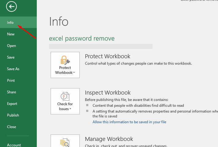 pulsar información excel