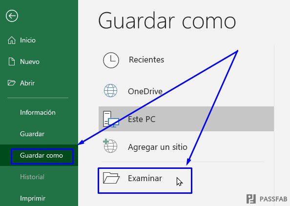 poner contrasena a libro excel 2019