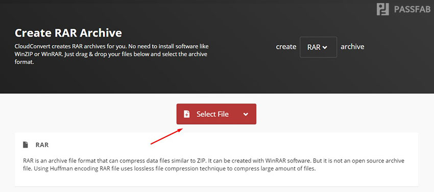 comprimidor online de comprimir archivos en forma de rar