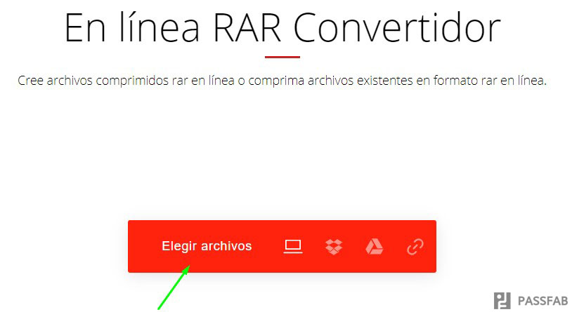 comprimir archivos en RAR online