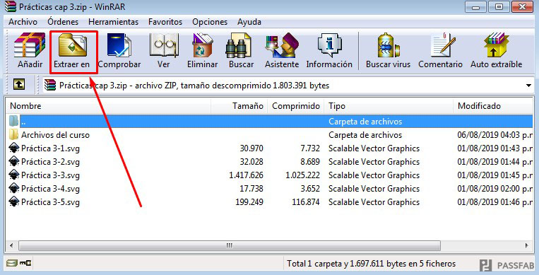 extraer los archivos rar sin saber contraseña con winrar