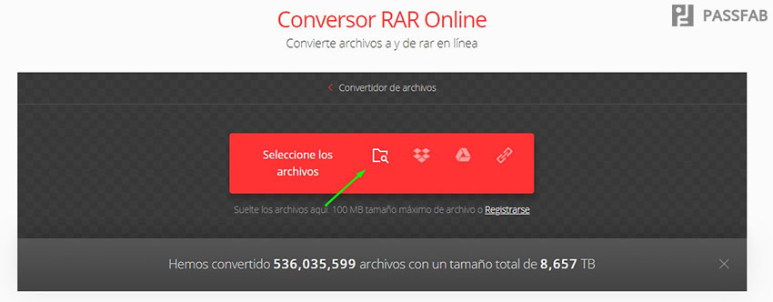 como comprimir RAR online