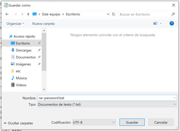 guardar como rar-password.bat