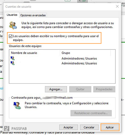 cerrar contraseña de inicio de windows 10